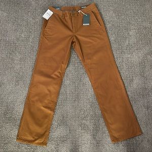 Bonobos Straight Leg 29x30 Treehouse Brown Pants